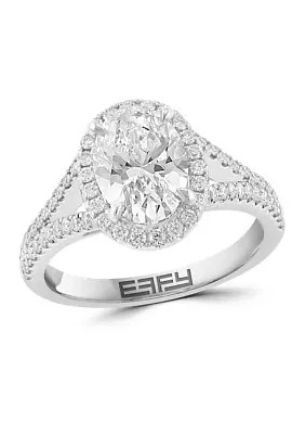 2.46 ct. t .w. Lab Grown Diamond Ring in 14K White Gold