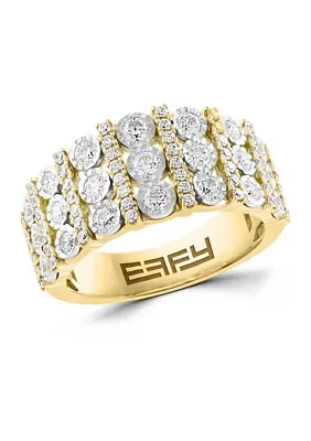 14K White Gold & Yellow Gold Lab Grown Diamond Ring