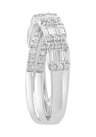  14K White Gold 1.28 ct. t.w. Lab Grown Diamond Ring 