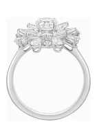 2.43 ct. t.w. Lab Grown Flower Ring in 14K White Gold