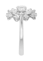 2.43 ct. t.w. Lab Grown Flower Ring in 14K White Gold