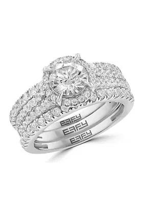 1.94 ct. t.w. Lab Grown Diamond Bridal Set Ring in 14K White Gold