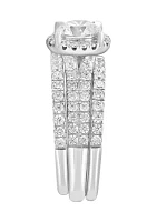 1.94 ct. t.w. Lab Grown Diamond Bridal Set Ring in 14K White Gold