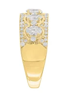 1.15 ct. t.w. Lab-Grown Diamond Ring in 14K Yellow Gold 