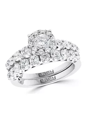 14k White Gold 1.94 ct. t.w.  Diamond Ring Set