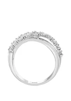 Miracle 3/4 ct. t.w. Diamond Ring in Sterling Silver