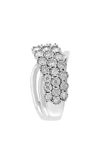 Miracle 3/4 ct. t.w. Diamond Ring in Sterling Silver