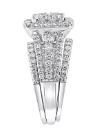 1.94 ct. t.w. Diamond Ring and Band Set in 14K White Gold 