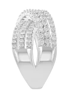 14K White Gold Diamond Ring