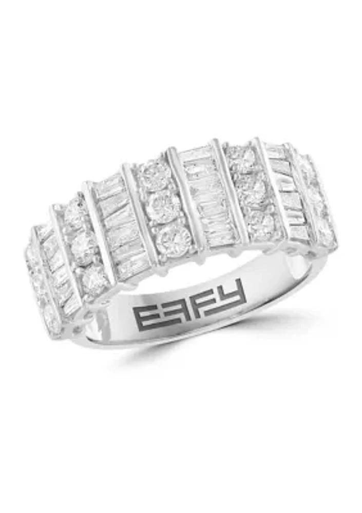 14K White Gold Diamond Ring