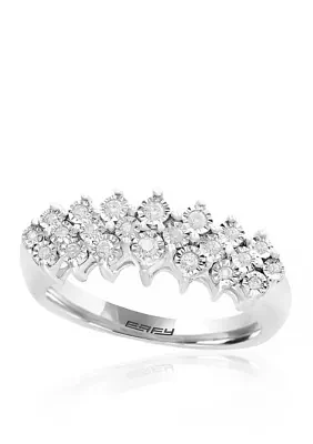 Diamond Ring Sterling Silver