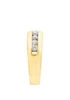 Men's 1/2 ct. t.w. Diamond Band 14k Yellow Gold