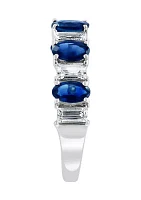 2.54 ct. t.w. Sapphire Ring in 14K White Gold 