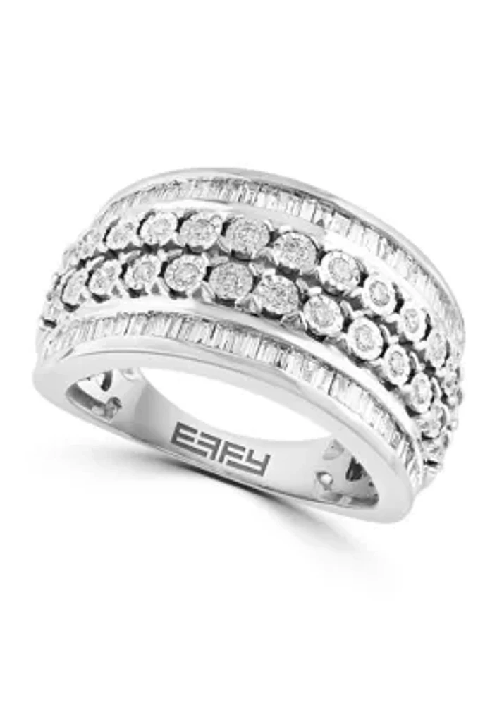 3/4 ct. t.w. Miracle Set Diamond Ring in 14K White Gold