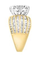 2 ct. t.w. Diamond Ring in 14K White and Yellow Gold