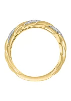  14K Yellow Gold Diamond Ring