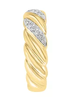  14K Yellow Gold Diamond Ring