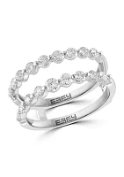 Diamond Ring Guard in 14K White Gold