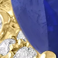 1.42 ct. t.w. Diamond, 3/4 ct. t.w. Sapphire Ring in 14K Yellow Gold
