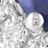 3/8 ct. t.w. Diamond and 1.32 ct. t.w. Sapphire Ring in 14K White Gold 