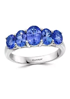 2.15 ct. t.w. Tanzanite Ring in Sterling Silver