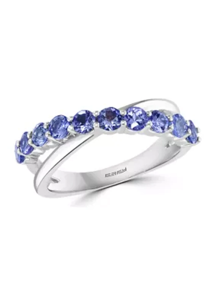 7/8 ct. t.w. Tanzanite Ring in Sterling Silver