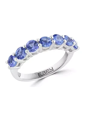 Tanzanite Ring in Sterling Silver