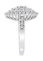 1/4 ct. t.w. Diamond Miracle Set Ring in Sterling Silver