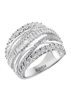 Sterling Silver 1 ct. t.w. Miracle Diamond Ring