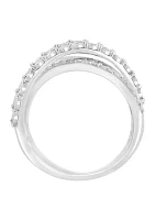 1/2 ct. t.w. Diamond Ring in Sterling Silver