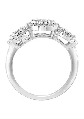 1/2 ct. t.w. Diamond Ring in Sterling Silver