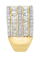 14K Yellow Gold Diamond Ring