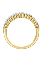 14K Yellow Gold Diamond Ring 