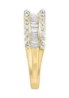 14K Yellow Gold Diamond Ring 