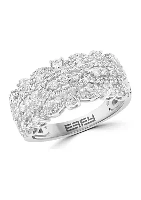 7/8 ct. t.w. Diamond Band Ring in 14K White Gold