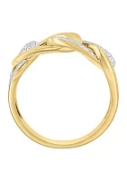 14K Yellow Gold Diamond Ring 