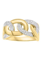 14K Yellow Gold Diamond Ring 