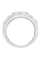 14K White Gold Diamond Ring