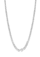  14K White Gold Lab Grown Diamond Necklace