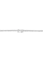  14K White Gold Lab Grown Diamond Necklace