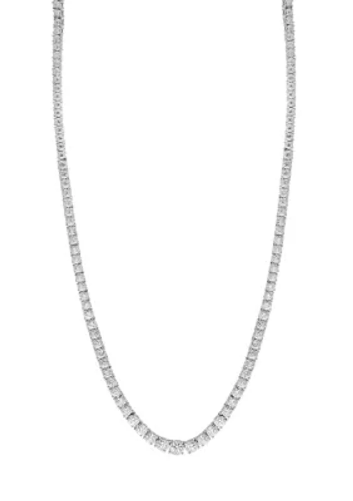 2.95 ct. t.w. Lab Created Diamond Tennis Necklace in 14K White Gold