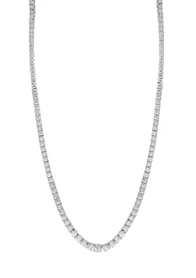 2.95 ct. t.w. Lab Created Diamond Tennis Necklace in 14K White Gold