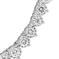 Lab Created Diamond Tennis Necklace in 14K White Gold