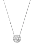 1.52 ct. t.w. Lab Grown Diamond Round Pendant Necklace in 14K White Gold