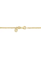 Lab Grown Diamond Necklace in 14K Yellow Gold