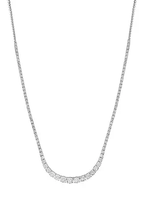 2.85 ct. t.w. Lab Grown Diamond Necklace in 14K White Gold