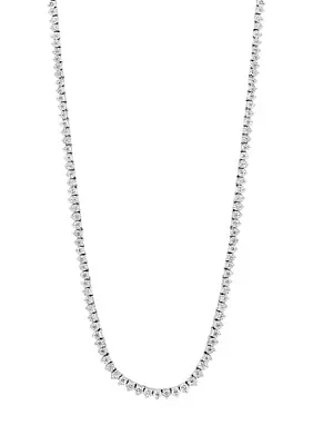 1 ct. t.w. Miracle Set Diamond Tennis Necklace in 14K White Gold