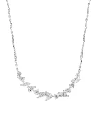 ct. t.w. Diamond Necklace in 14K White Gold