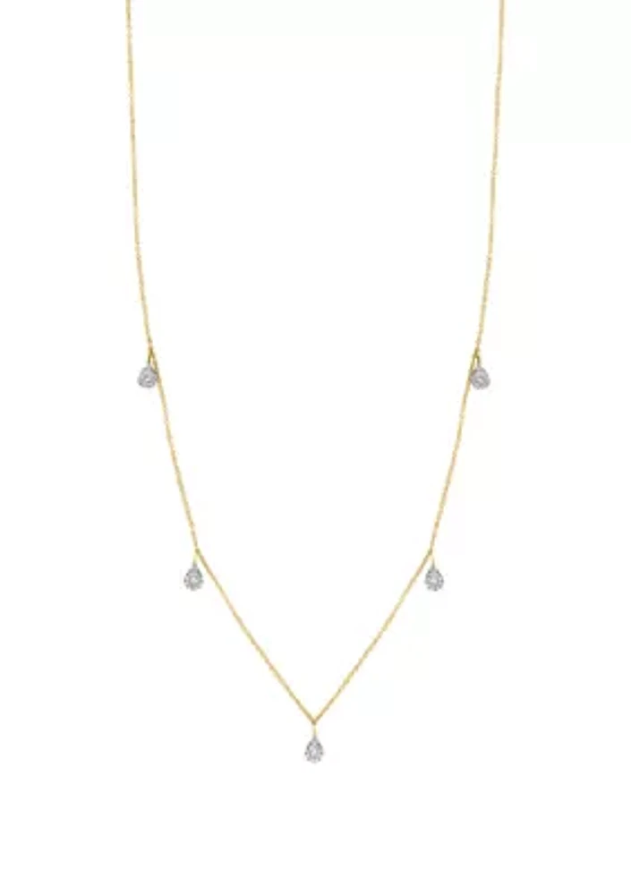 5/8 ct. t.w. Diamond Necklace in 14K Yellow Gold