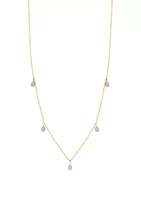 5/8 ct. t.w. Diamond Necklace in 14K Yellow Gold